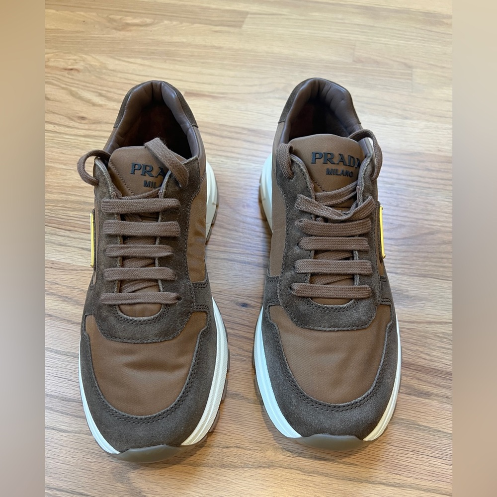 Prada Prax Brown Sneakers